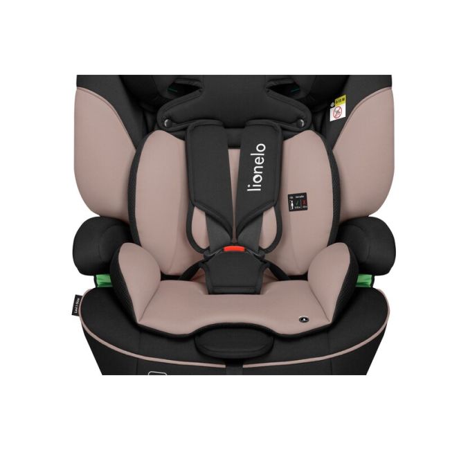 Scaun auto, Lionelo, Levi i-Size, Universal, Instalare FWF, Cu tetiera reglabila in 10 pozitii, Cu spatar detasabil, 76-150 cm, Conform cu R129, Bej BYNLO-LEVI_I-SIZE_BEIGE_LATTE