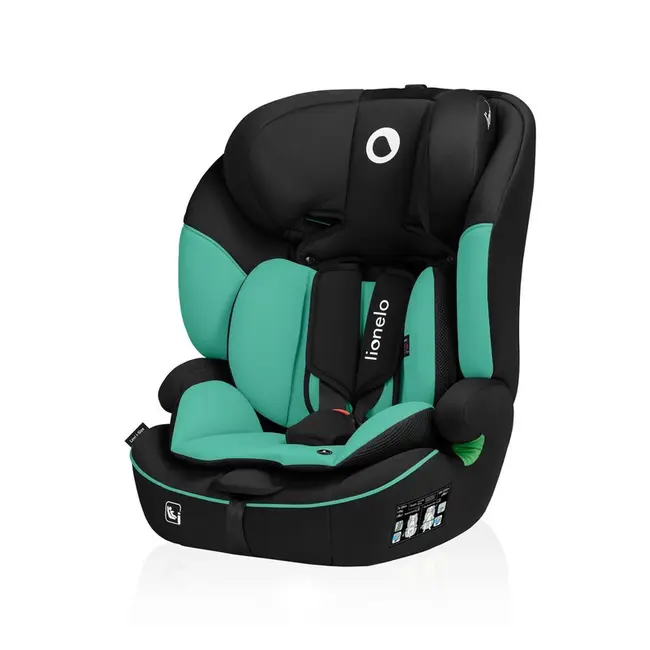 Scaun auto, Lionelo, Levi i-Size, Universal, Instalare FWF, Cu tetiera reglabila in 10 pozitii, Cu spatar detasabil, 76-150 cm, Conform cu R129, Verde BYNLO-LEVI_I-SIZE_GREEN_EMERALD