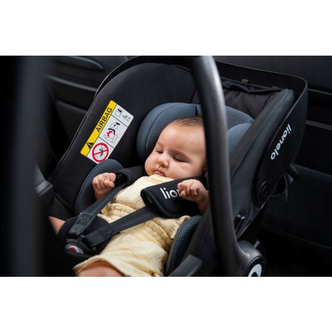 Scoica auto, Lionelo, i-Size Astrid, Include baza Isofix, 0-13 Kg, 40-87 cm, Cu maner si capotina reglabile, Cu protectie laterala avansata, Salteluta confortabila, Testat ADAC, Conform cu R129, Bej BYNLO-ASTRID_I-SIZE_BEIGE+BASE_BLACK