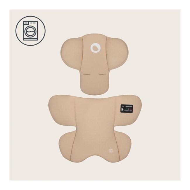 Scoica auto, Lionelo, i-Size Astrid, Include baza Isofix, 0-13 Kg, 40-87 cm, Cu maner si capotina reglabile, Cu protectie laterala avansata, Salteluta confortabila, Testat ADAC, Conform cu R129, Bej BYNLO-ASTRID_I-SIZE_BEIGE+BASE_BLACK