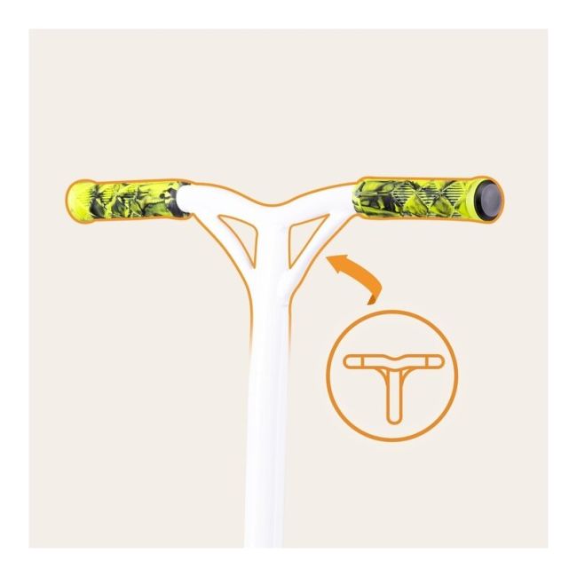 Trotineta, Lionelo, Whizz, Pentru Acrobatii, Rulmenti ABEC-9, Sistemul de compresie IHC 9, 20 - 100 kg, Conform cu standardul european de securitate EN14619, Verde/Negru BYNLO-WHIZZ_GREEN_LIME_BLACK