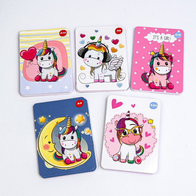 Joc de atentie learning cube® - micutii unicorni