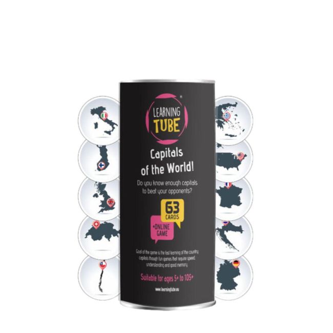 Joc learning tube® - capitalele lumii