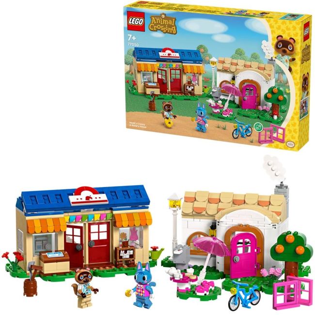 LEGO ANIMAL CROSSING NOOK S CRANNY SI CASA LUI ROSIE 77050 VIVLEGO77050