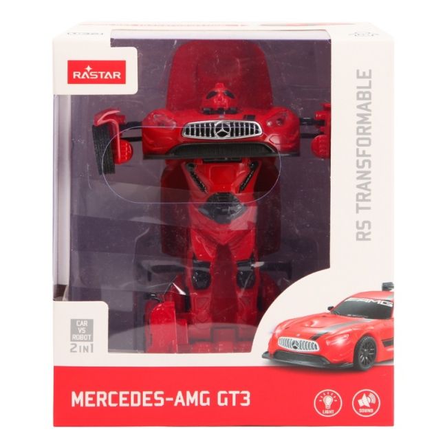 MASINUTA METALICA CONVERTIBILA MERCEDES BENZ GT3 ROSIE CU SCARA 1 LA 32 VIVRas62300_Rosu