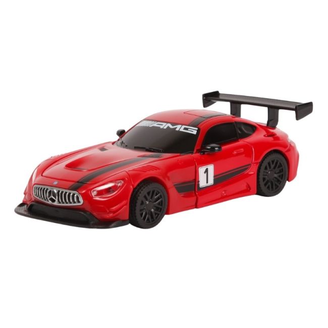 MASINUTA METALICA CONVERTIBILA MERCEDES BENZ GT3 ROSIE CU SCARA 1 LA 32 VIVRas62300_Rosu