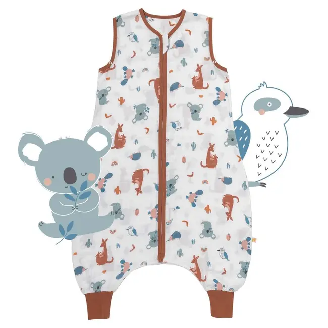 Sac de dormit cu picioruse Bamboo Kangaroo 100 cm 0.5 Tog BBXCJ543-05FW