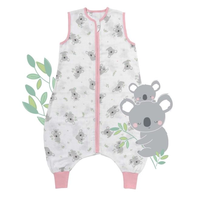 Sac de dormit cu picioruse Bamboo Koala 110 cm 0.5 Tog BBXCJ534-05FW