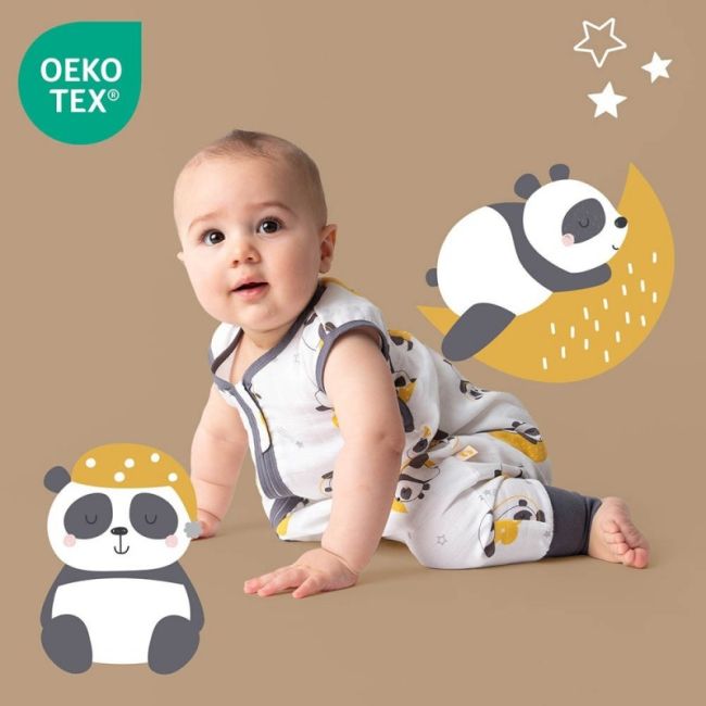 Sac de dormit cu picioruse Bamboo Panda 100 cm 0.5 Tog BBXCJ783-05FW