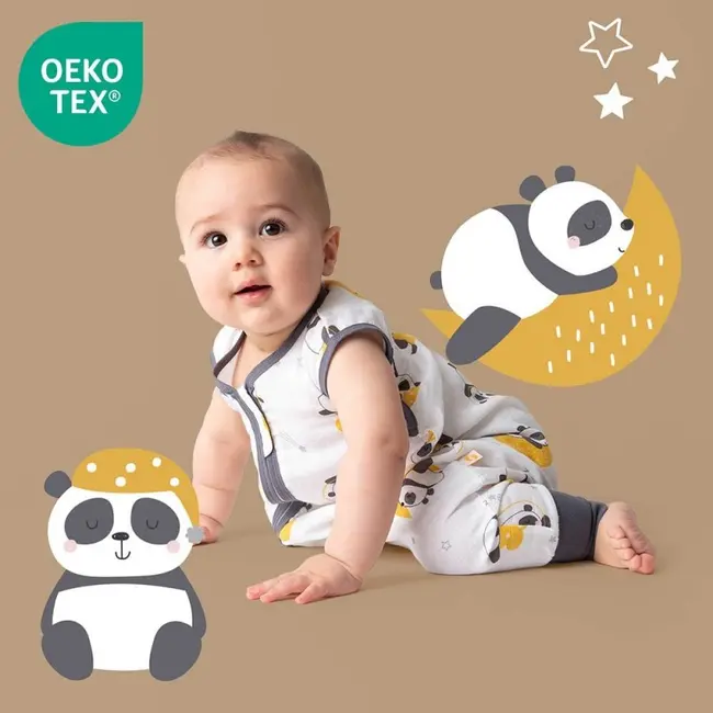 Sac de dormit cu picioruse Bamboo Panda 100 cm 0.5 Tog BBXCJ783-05FW