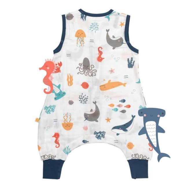 Sac de dormit cu picioruse Bamboo Under the Sea 80 cm 0.5 Tog BBXCJ791-05FW