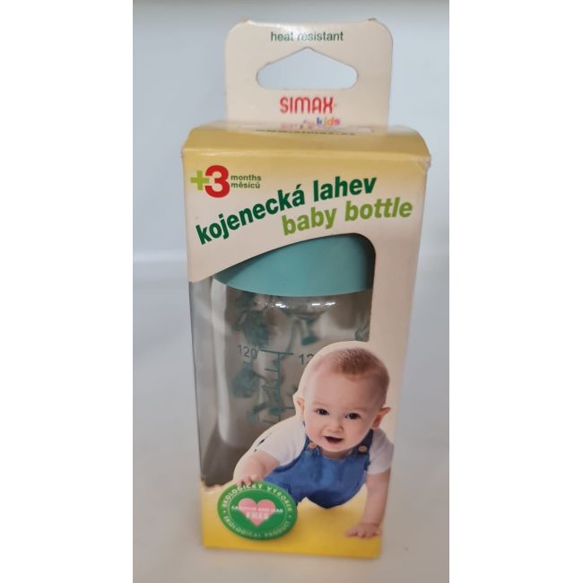 Biberon de sticla 125 ml. Horse Simax