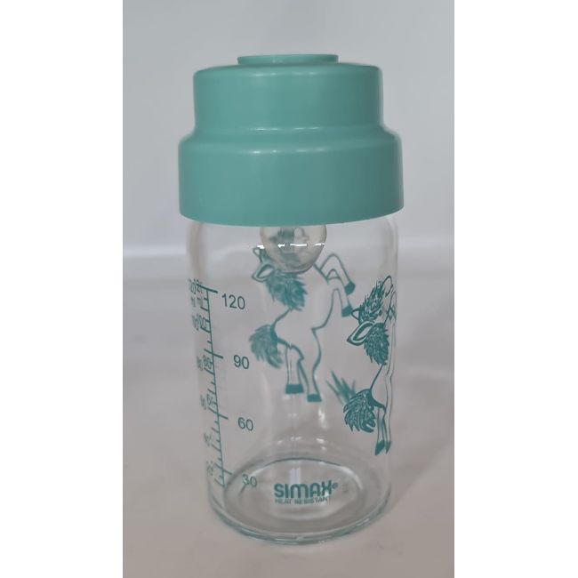 Biberon de sticla 125 ml. Horse Simax