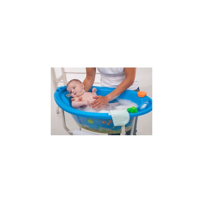 Cadita Style Ocean cu suport nou-nascut Rotho babydesign