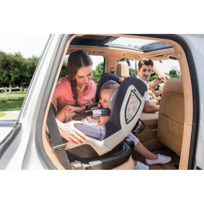 Scaun auto FOX Isofix 0-18kg. Silver Cloud Osann