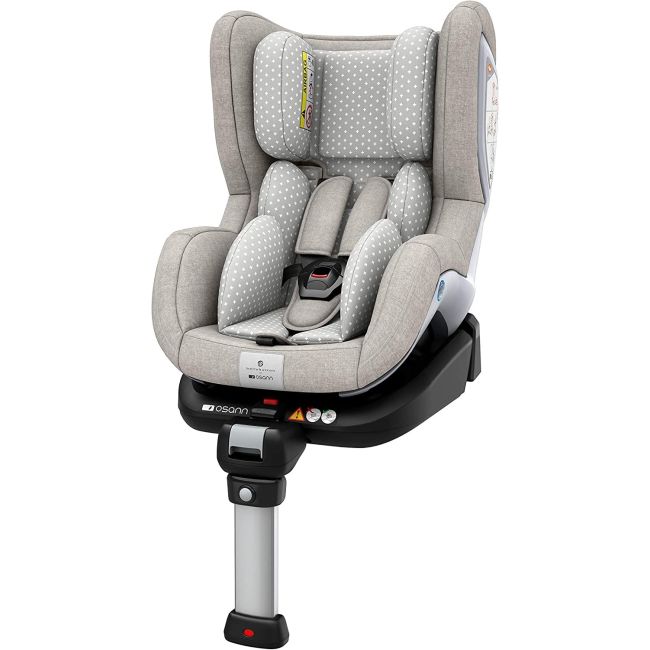 Scaun auto FOX Isofix 0-18kg. Silver Cloud Osann