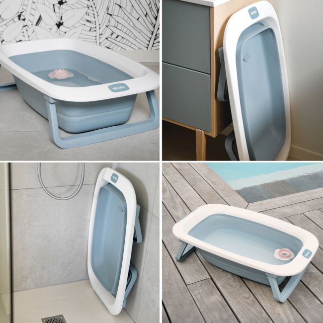 Cadita pliabila Beaba Eazy Pop Baltic Blue ERFB920403