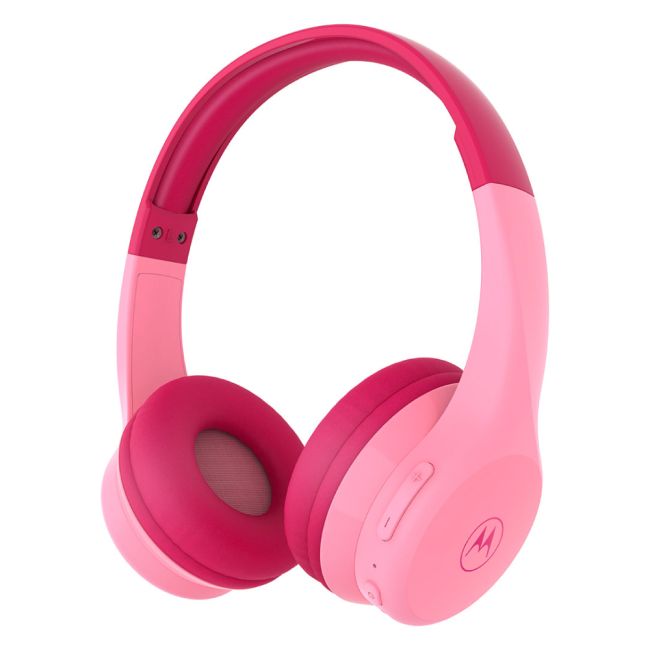 Casti Audio Wireless pentru Copii Motorola Moto JR300 Pink ERFJR300 PNK