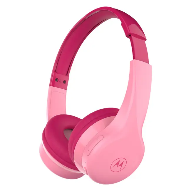Casti Audio Wireless pentru Copii Motorola Moto JR300 Pink ERFJR300 PNK