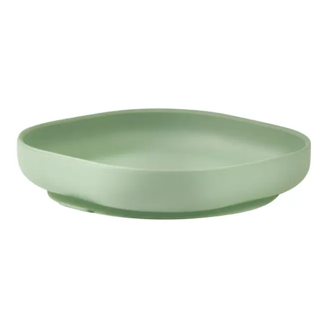 Farfurie silicon cu ventuza Beaba Sage Green ERFB913551