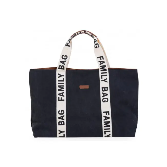 Geanta Childhome Family Bag Signature Negru ERFCH-CWFBSCBL