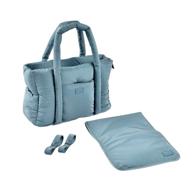 Geanta de infasat Beaba Puffi Paris Baltic Blue ERFB940317