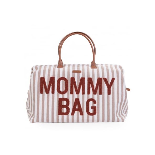 Geanta de infasat Childhome Mommy Bag Nude Alb ERFCH-CWMBBSTNR