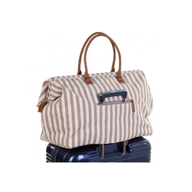 Geanta de infasat Childhome Mommy Bag Nude Alb ERFCH-CWMBBSTNR