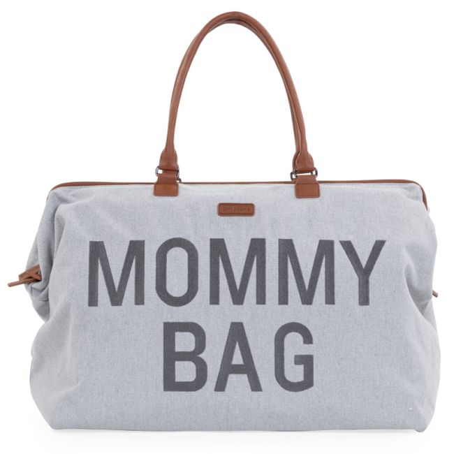 Geanta de infasat Childhome Mommy Bag Panza Oxford Gri ERFCH-CWMBBCGA