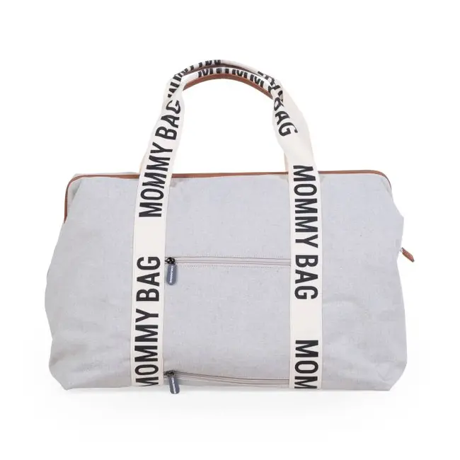 Geanta de infasat Childhome Mommy Bag Signature Alb ERFCH-CWMBBSCOW