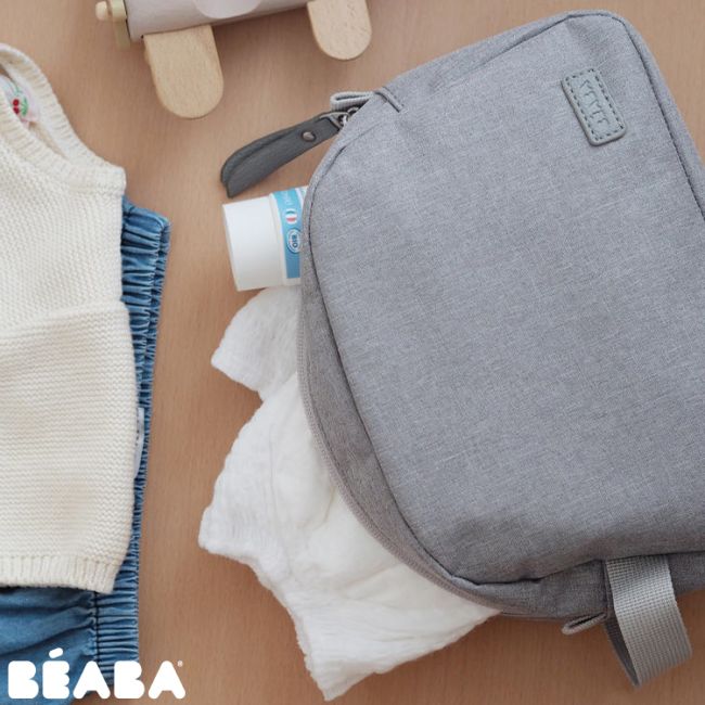 Geanta de toaleta Beaba Heather Grey ERFB940287