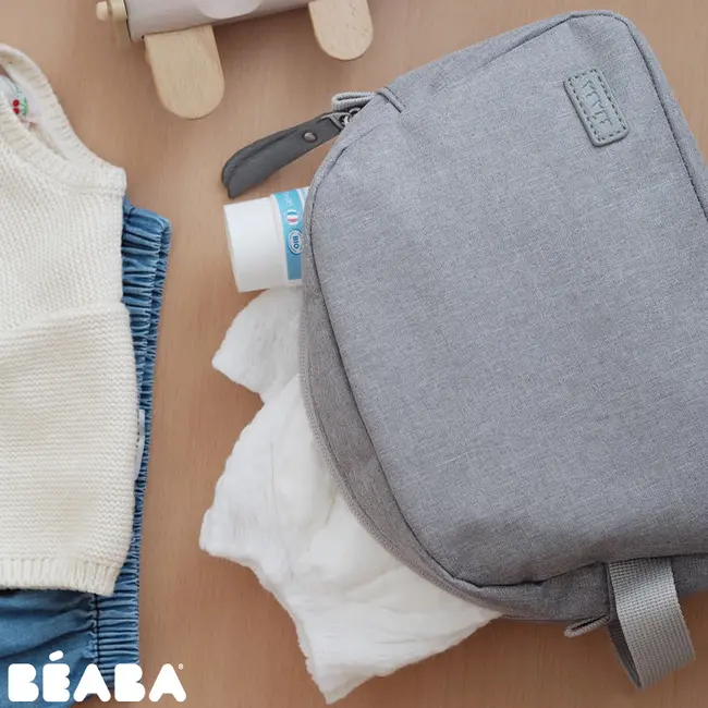 Geanta de toaleta Beaba Heather Grey ERFB940287