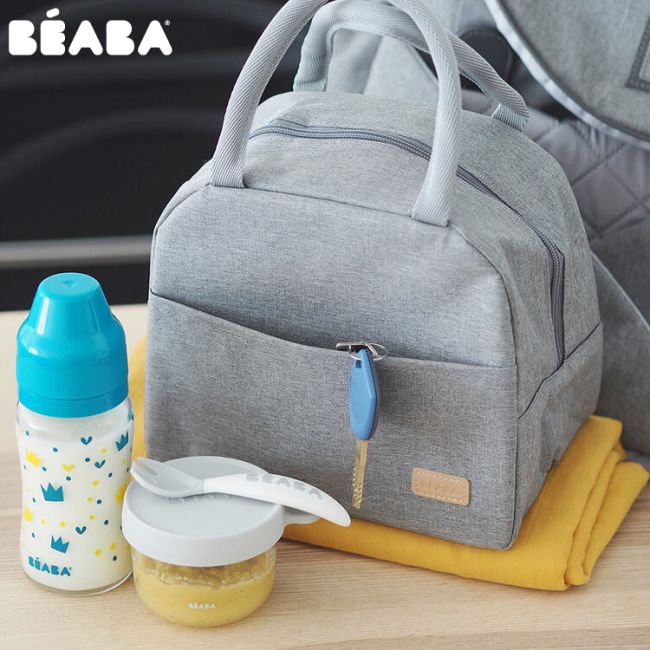 Geanta izoterma Beaba Heather Grey ERFB940276