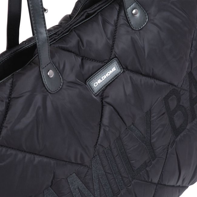 Geanta matlasata Childhome Family Bag Negru ERFCH-CWFBPBL