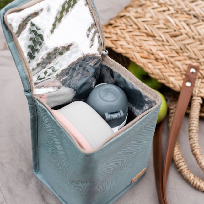 Geanta termoizolanta Beaba Frosty Green ERFB940279