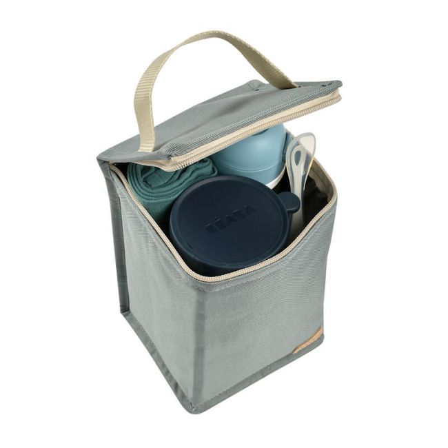 Geanta termoizolanta Beaba Frosty Green ERFB940279