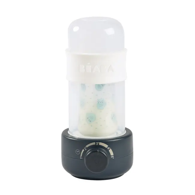 Incalzitor biberoane si sterilizator Beaba BabyMilk Second Night Blue ERFB911720