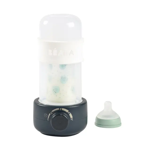 Incalzitor biberoane si sterilizator Beaba BabyMilk Second Night Blue ERFB911720