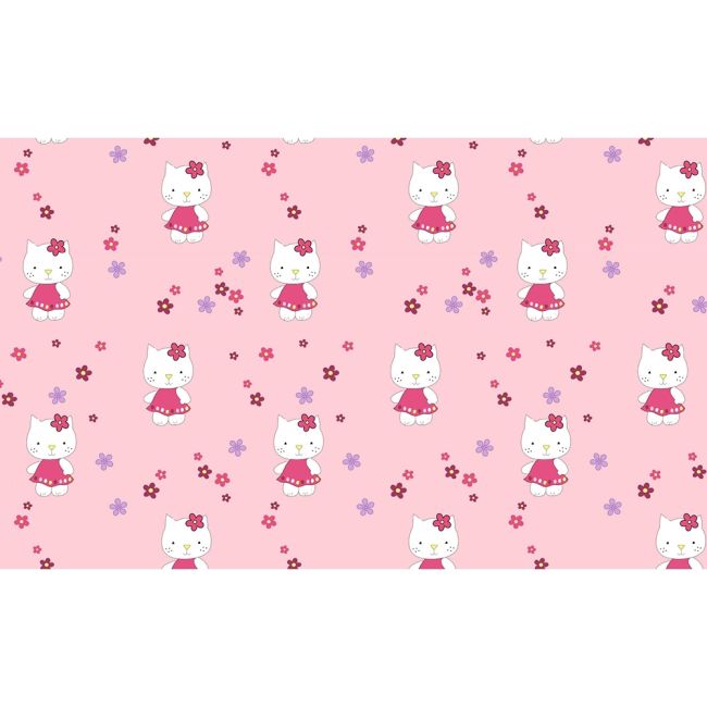Lenjerie patut hubners kitty floricele 5 piese roz hublenhkf5r