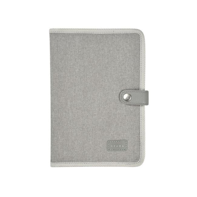 Mapa Carnet de Vaccinari 17.5x25 cm Beaba Heather Grey ERFB940291