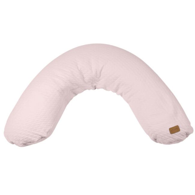 Perna gravida Beaba Big Flopsy 170 cm Fleur de Coton Chalk Pink ERFB0508164