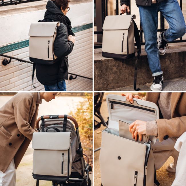Rucsac de infasat Beaba Oslo Clay ERFB940321