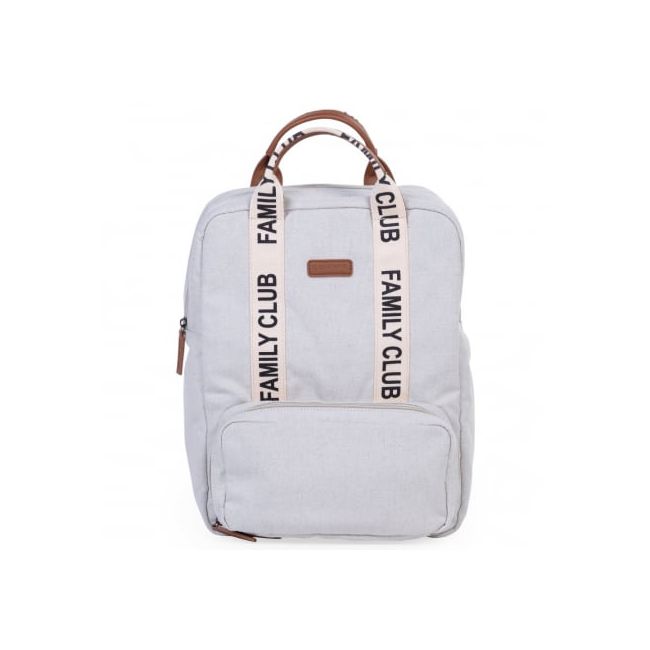 Rucsac de infasat Childhome Family Club Signature Alb ERFCH-CWBPSCOW