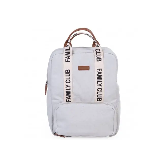 Rucsac de infasat Childhome Family Club Signature Alb ERFCH-CWBPSCOW