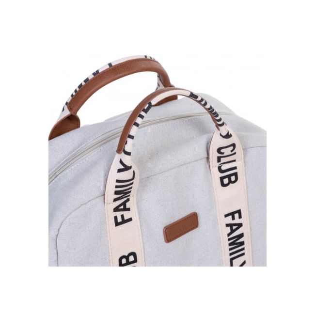 Rucsac de infasat Childhome Family Club Signature Alb ERFCH-CWBPSCOW