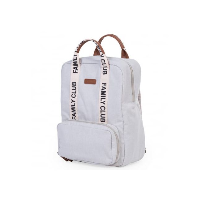 Rucsac de infasat Childhome Family Club Signature Alb ERFCH-CWBPSCOW