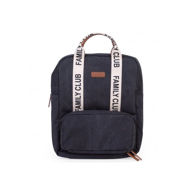 Rucsac de infasat Childhome Family Club Signature Negru ERFCH-CWBPSCBL