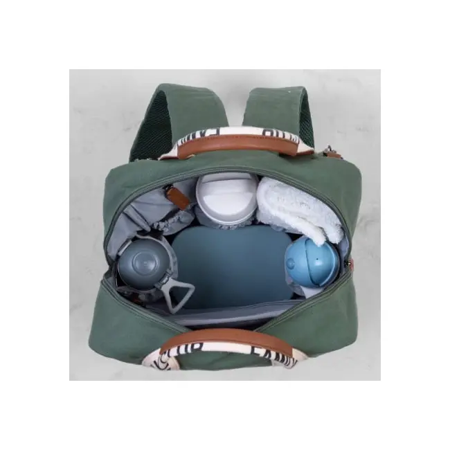 Rucsac de infasat Childhome Family Club Signature Verde ERFCH-CWBPSCGR