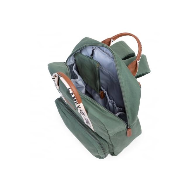 Rucsac de infasat Childhome Family Club Signature Verde ERFCH-CWBPSCGR