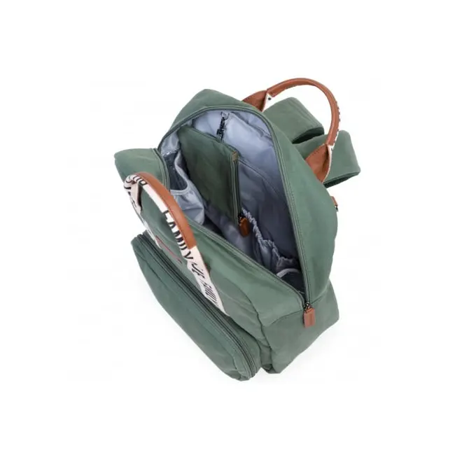 Rucsac de infasat Childhome Family Club Signature Verde ERFCH-CWBPSCGR